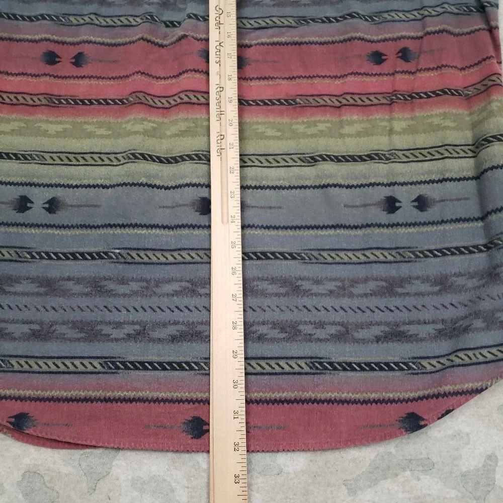 Woolrich‎ Shirt Mens XL Multicolor Long Sleeve Button Up Aztec Southwestern